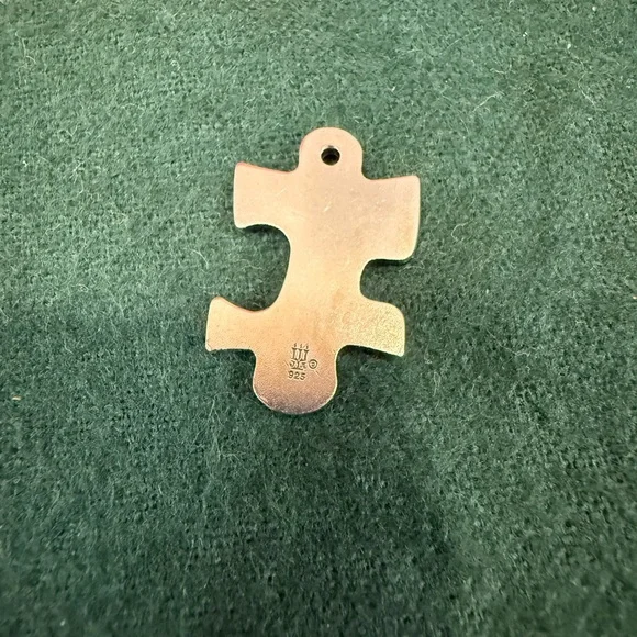 James Avery Sterling Silver Puzzle Piece Charm - Picture 3 of 4